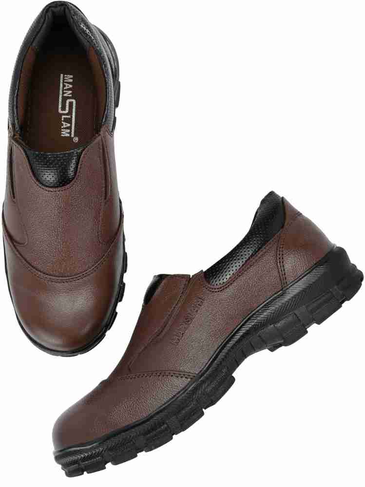 Manslam Steel Toe Genuine Leather Safety Shoe Price in India Buy