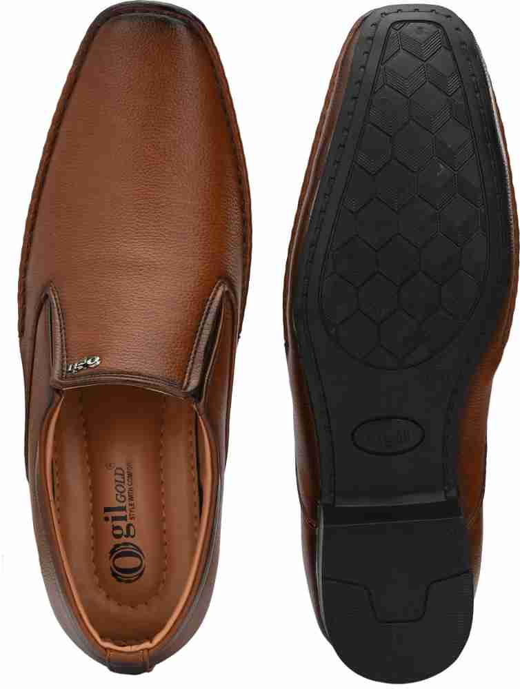 Ogil gold formal shoes on sale price