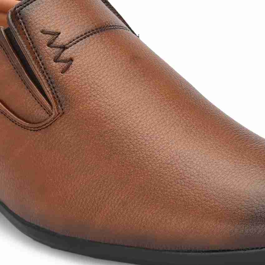 Ogil Gold Decent Formal Shoes Slip On For Men