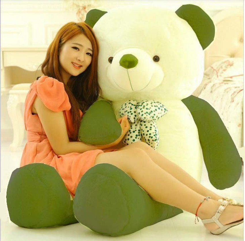 Green color teddy bear sales