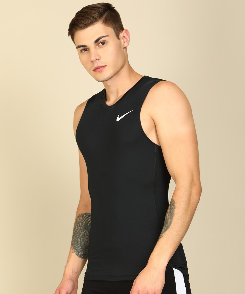 Nike Pro Cool Compression Sleeveless T-Shirt Black 