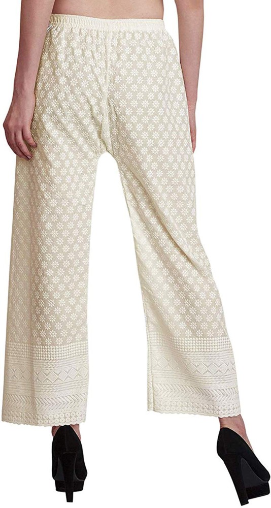 Buy Online Womens Pants Palazzo White