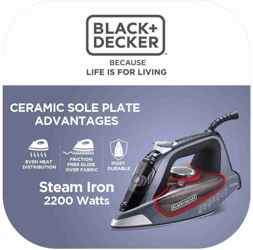Black & Decker X2210 2600W Steam Iron, 220V