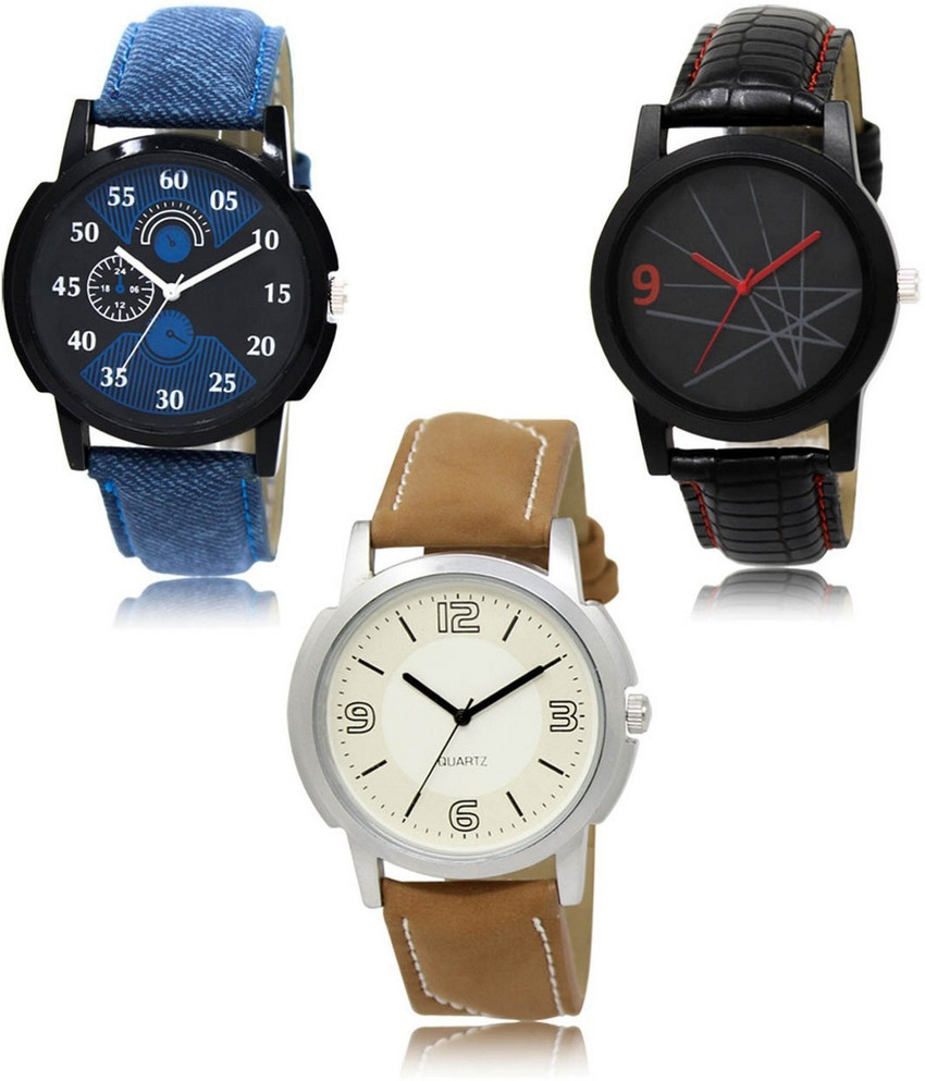 Friends Club New latest Designer Combo of 3 Analog Watch For Men