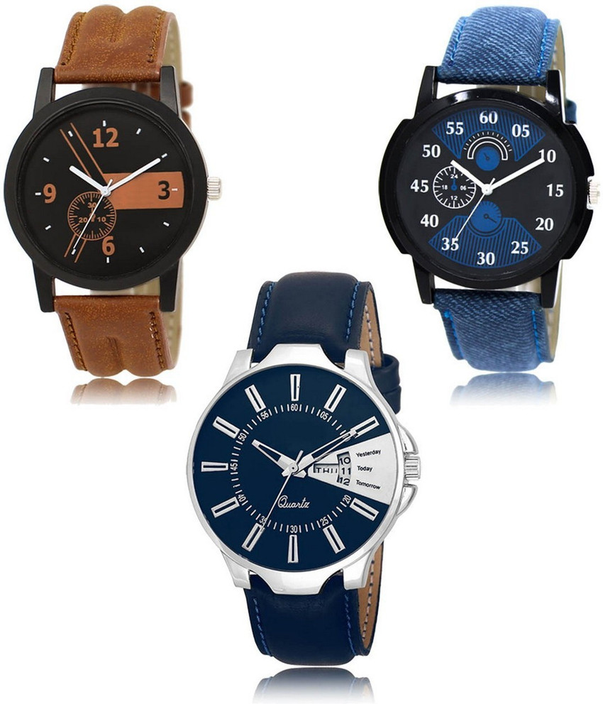 Flipkart leather watches clearance