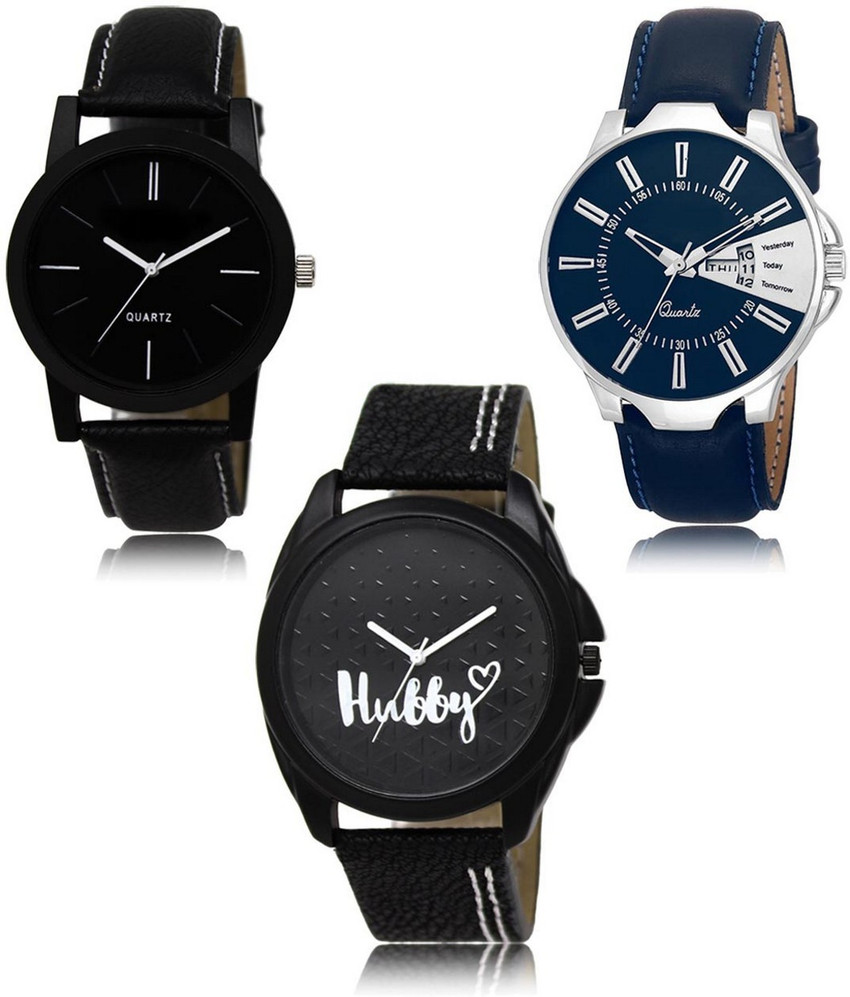 SWIFFIN New latest Designer Combo of 3 Analog Watch For Men