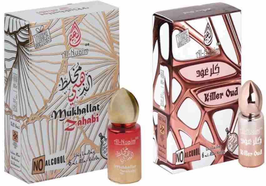 Al Nuaim killer oud mukhallat zahabi Floral Attar Price in India