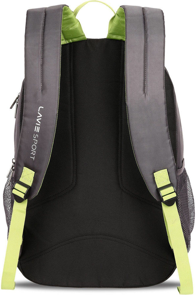 Lavie Sport Charge Backpack School Bag 34 L Backpack Grey Price in India Flipkart