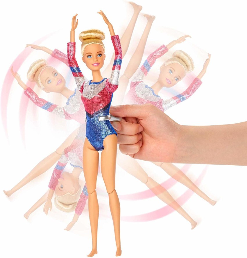 BARBIE Gymnastics Playset Doll with Twirling Feature, Balance Beam, 15+  Accessories - Gymnastics Playset Doll with Twirling Feature, Balance Beam,  15+ Accessories . Buy Barbie_Gymnastics toys in India. shop for BARBIE  products