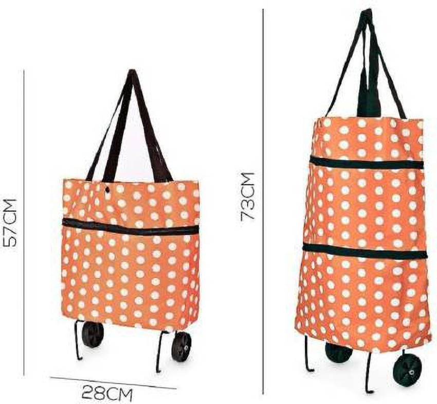 BRANDSHOPPY Vegetable Trolley Bag Grocery Bag Price in India Buy