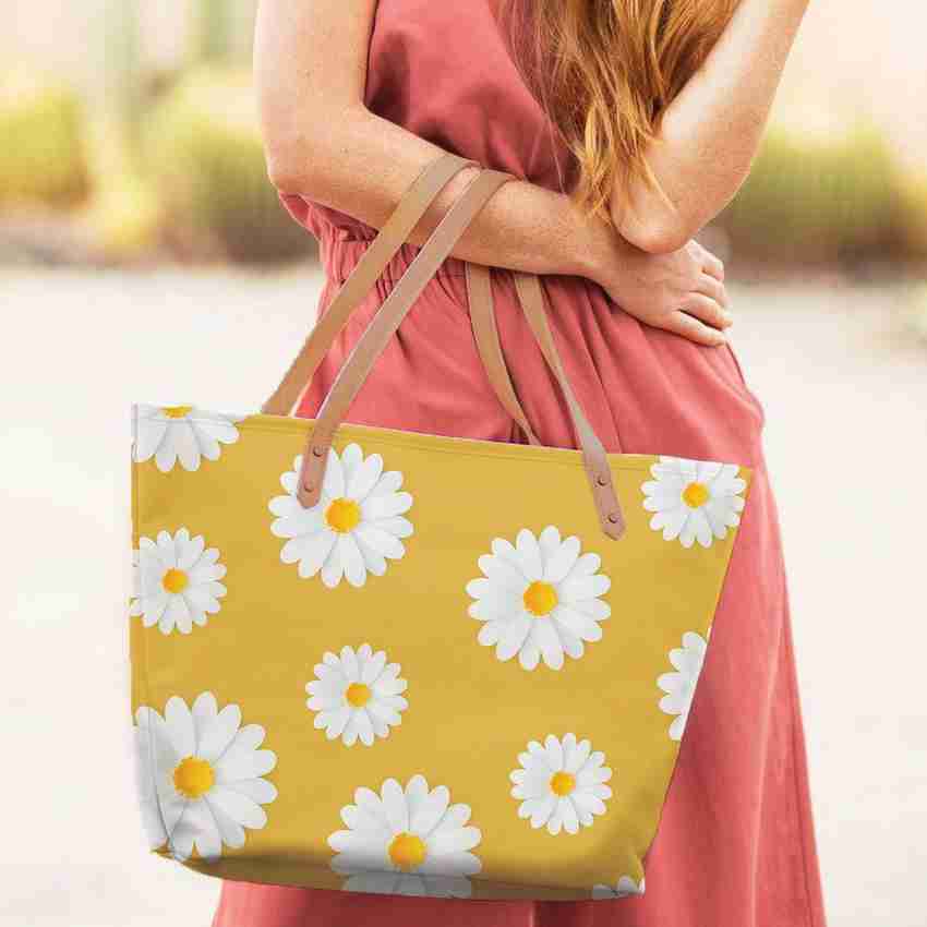 Yellow tote handbag store
