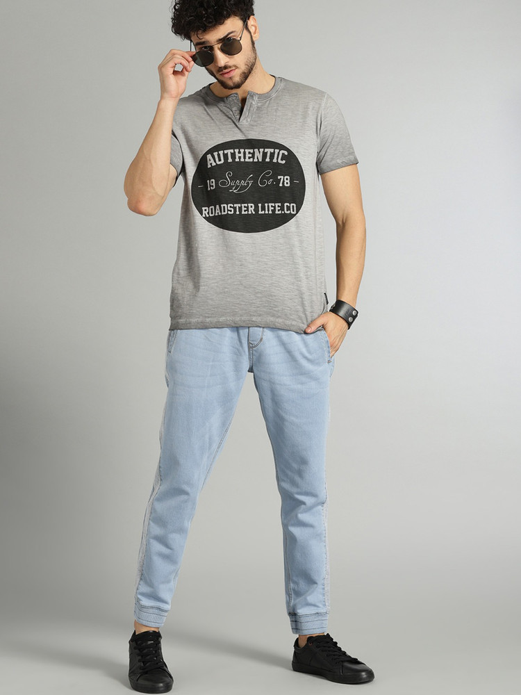 Roadster Jogger Fit Men Blue Jeans Buy Roadster Jogger Fit Men