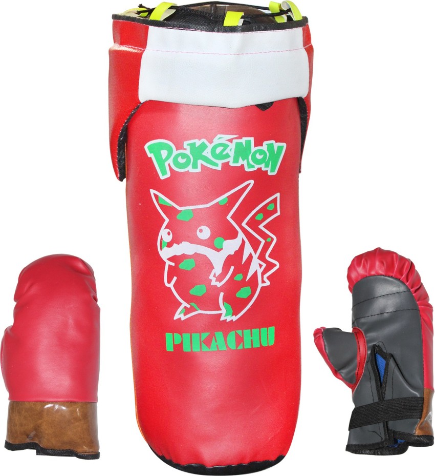 AKSHAT PIKACHU RED Boxing Kit with Punching Bag for Kids 52cm Boxing Kit