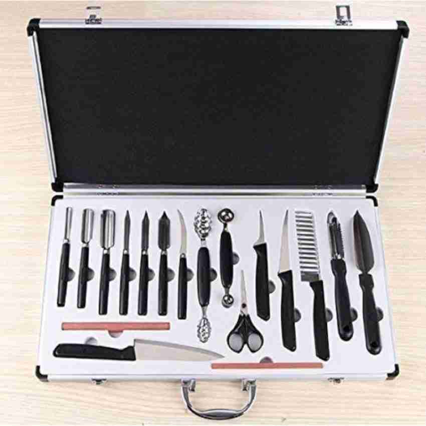 FLAIR 18 Pcs Fruits & Vegetable Carving Knife Tool Set Suitcase Kitchen Tool  Set Price in India - Buy FLAIR 18 Pcs Fruits & Vegetable Carving Knife Tool  Set Suitcase Kitchen Tool