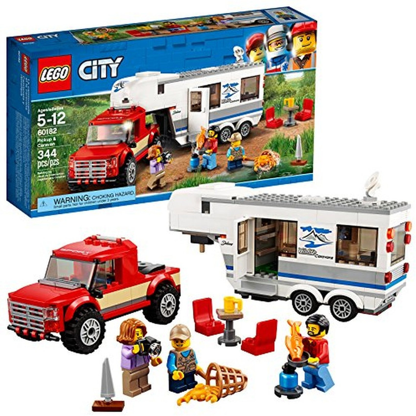  City Pickup & Caravan 60182 Building Kit (344 Pieces) Price 
