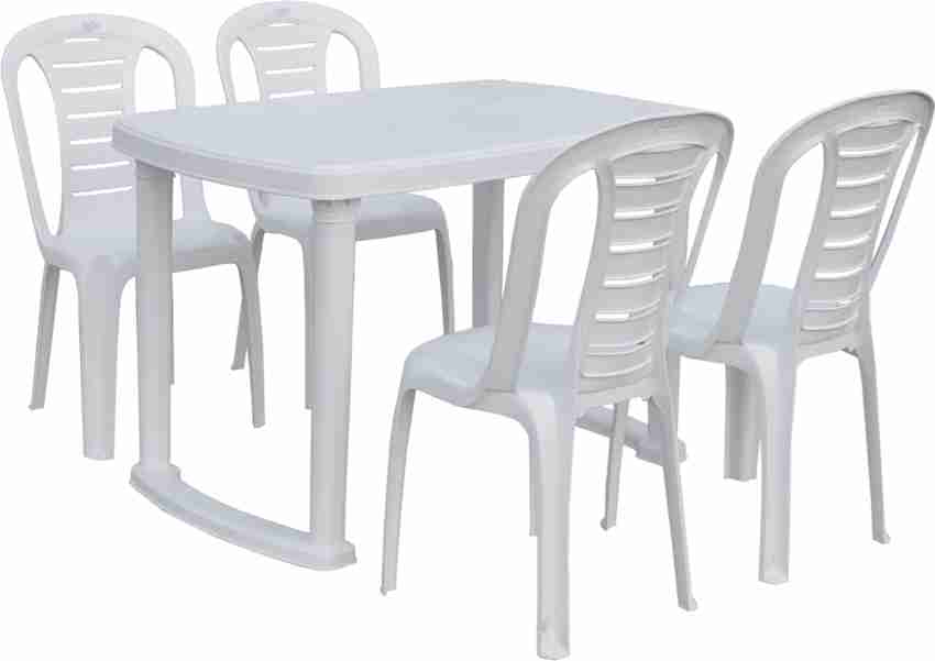 Petals Plastic Table Chair Set Price in India Buy Petals Plastic