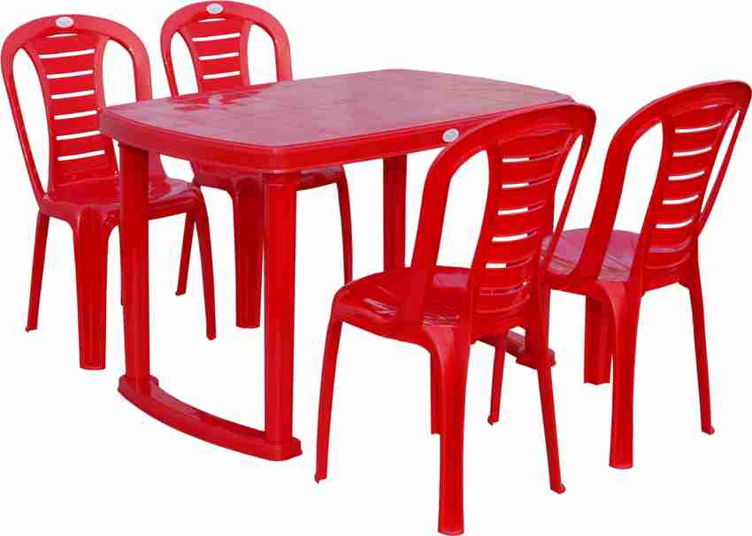 Petals Plastic Table Chair Set