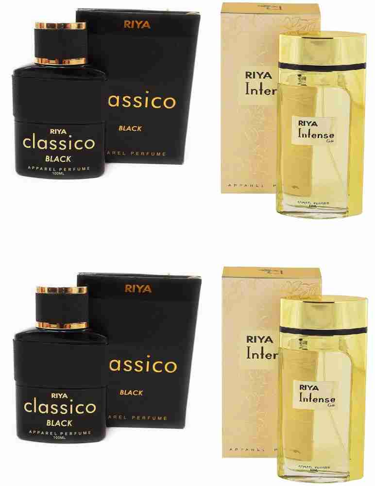 Buy RIYA 2 Classico Black and 2 Intense Gold Apparel Perfume