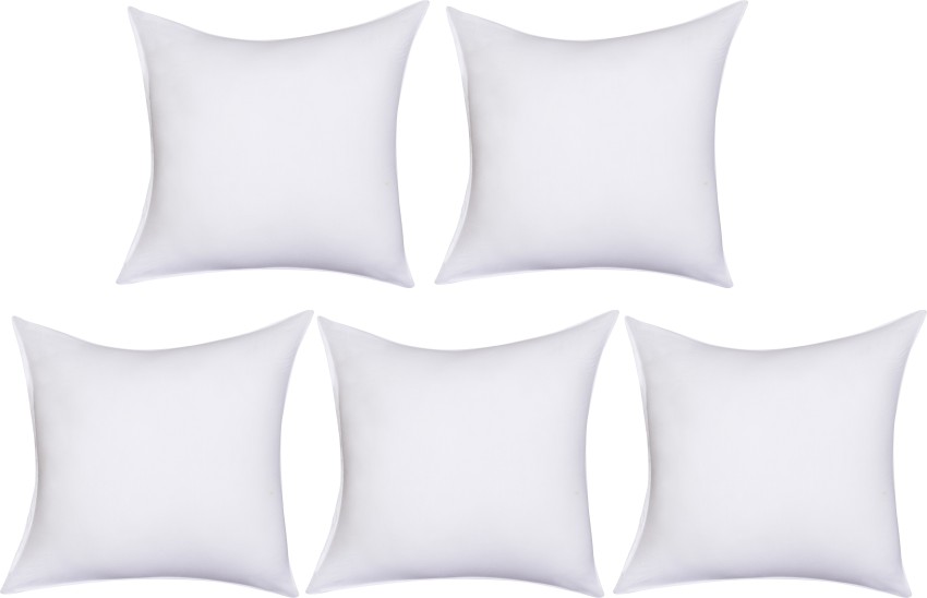 BNS cotton 16 x 16 inch Microfibre Solid Cushion Pack of 5 Buy