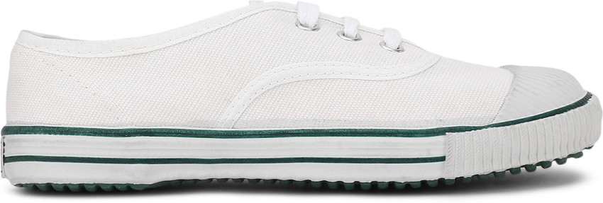 Bata white canvas top shoes for womens