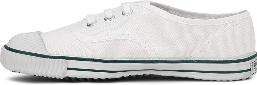 Bata white canvas school shoes online