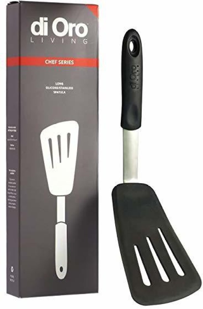 di Oro Living di oro silicone spatula set - rubber kitchen spatulas for  baking, cooking, & mixing 