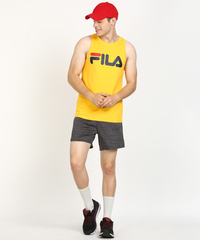 FILA Printed Men Round Neck Yellow T Shirt Buy FILA Printed Men Round Neck Yellow T Shirt Online at Best Prices in India Flipkart