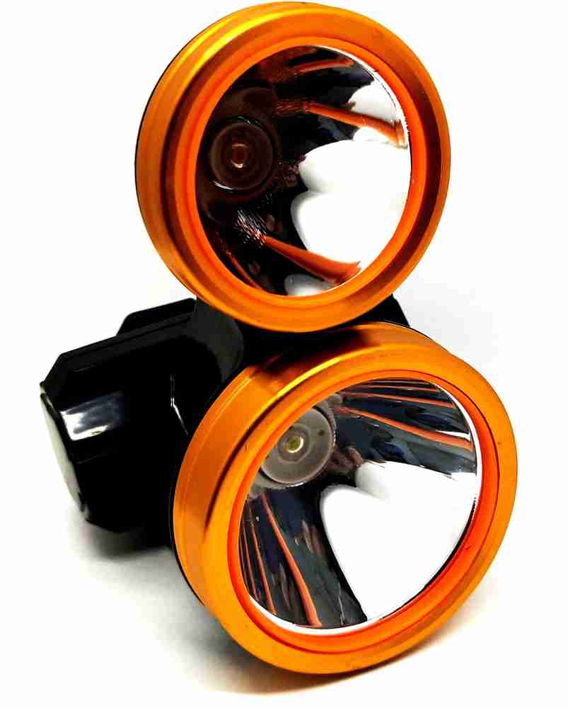 VJ SALES Ultra Bright Led Head Double Torch Light AR741 Torch