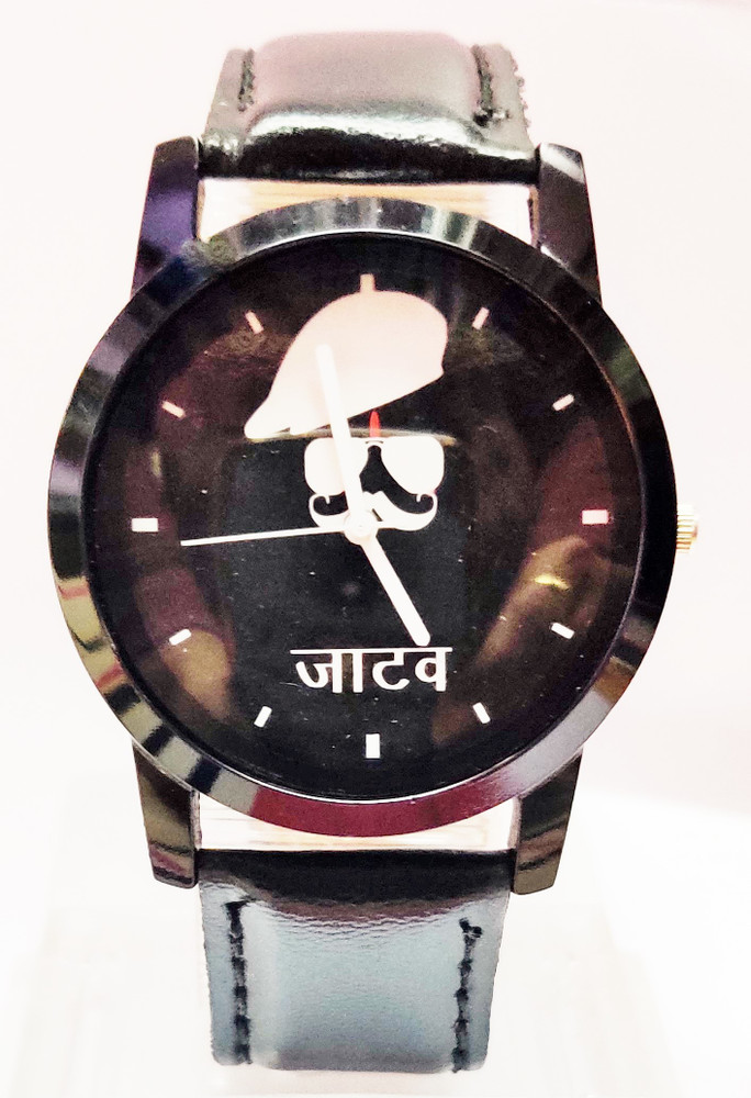 ASHISH TRADERS Analog Watch For Boys Buy ASHISH TRADERS Analog Watch For Boys Jaatwa Jatva Face Cap Exclusive Black Dial Watch For Boys Men All Black Online at Best Prices in India