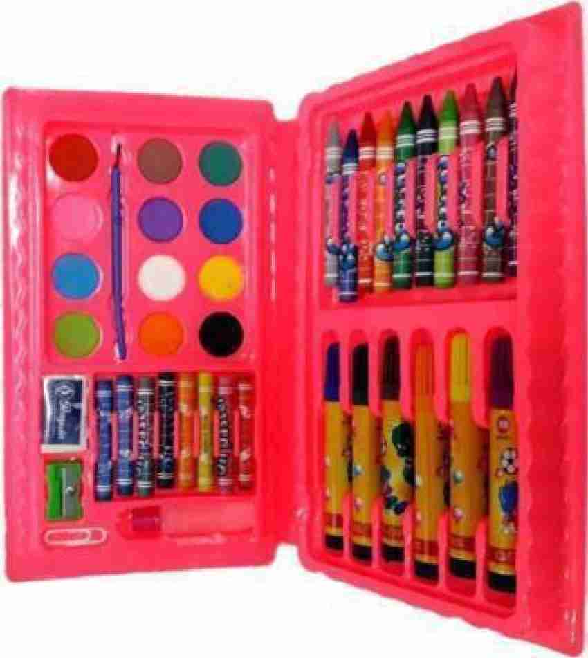 Parteet Colors Box Color Pencil ,Crayons , Water Color, Sketch Pens Set Of  46 Pieces (Color & Design For Kids) - Colors Box Color Pencil ,Crayons ,  Water Color, Sketch Pens Set