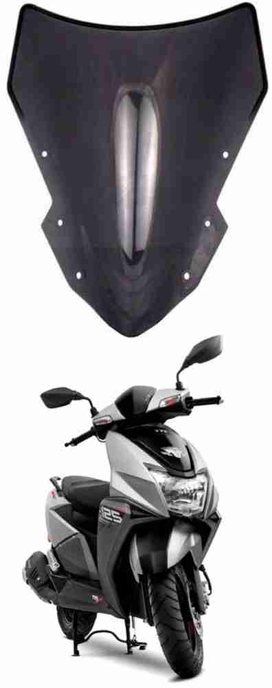 Aayatouch Universal Bike Scooty Transparent ABS Plastic Visor