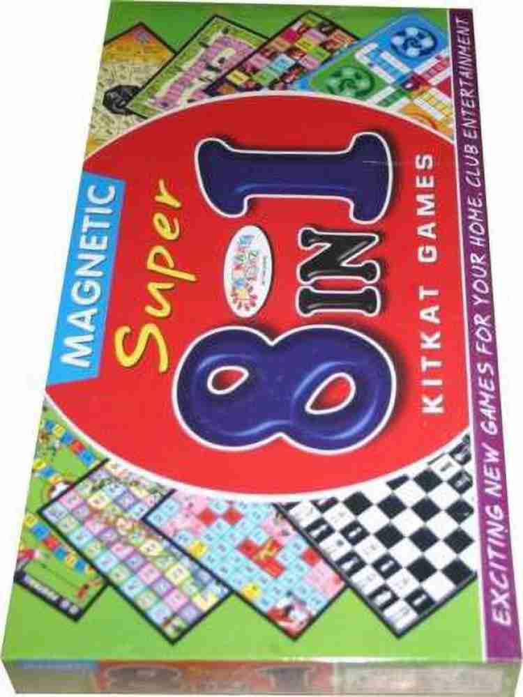 Glossy 8 In 1 Magnetic Super Kitkat Cardboard Game, Number Of