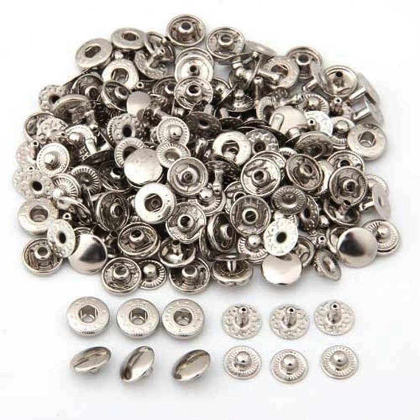 Metal Snap Fasteners Press Clothing Snaps Button 6 pcs on OnBuy