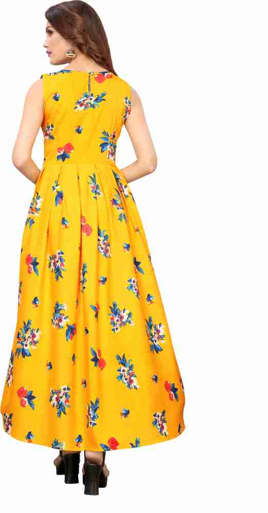 Maxi dress Tata Naka Yellow size 36 FR in Polyamide - 33014443