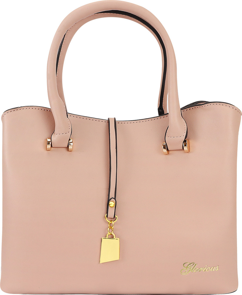 Buy Glorious Women Pink Handbag PEACH Online Best Price in India
