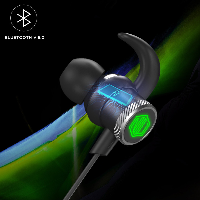 Nu Republic Rouser Max Green Black Bluetooth Headset Price in