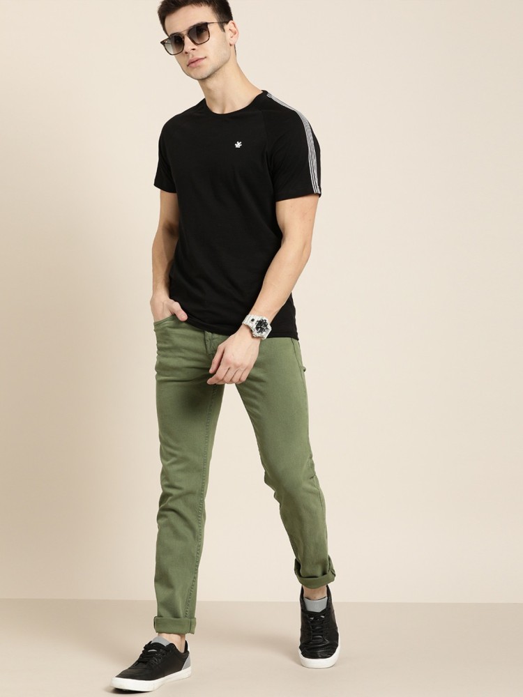 Moda Rapido Slim Men Dark Green Jeans - Buy Moda Rapido Slim Men Dark Green  Jeans Online at Best Prices in India