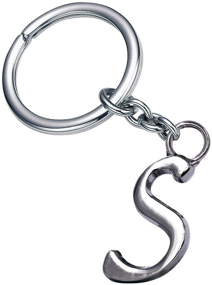 Keychain with letter s top