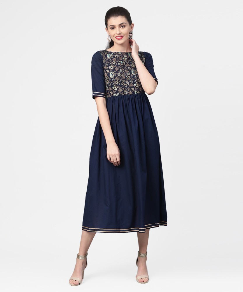 Flipkart on sale blue kurti