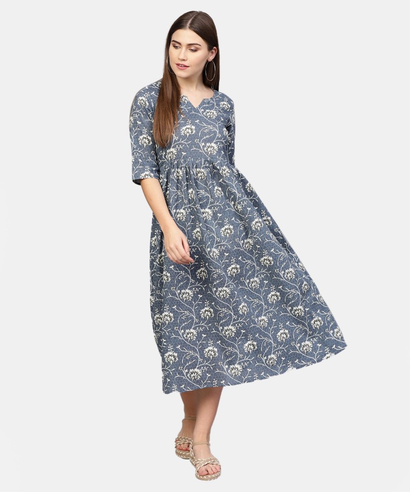 Cotton maxi clearance dress flipkart