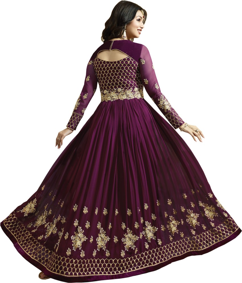 Buy PristiveFashionHub Women's Codding Long Anarkali Gown With Duppta(Free  Size) - at Best Price Best Indian Collection Saree - Gia Designer