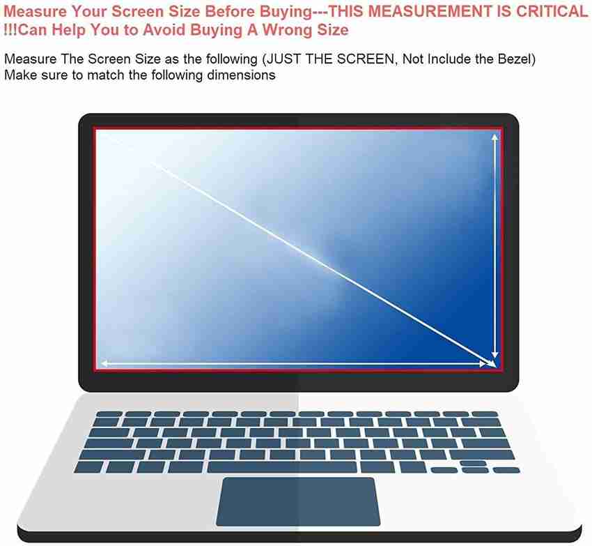Mudshi Screen Guard for HP 15s du2067tu 172R4PA Intel Core i3