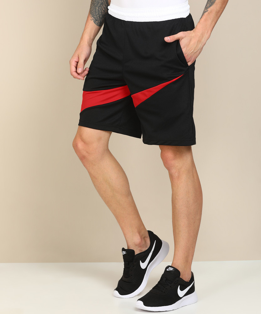 NIKE Self Design Men Black Sports Shorts Buy NIKE Self Design