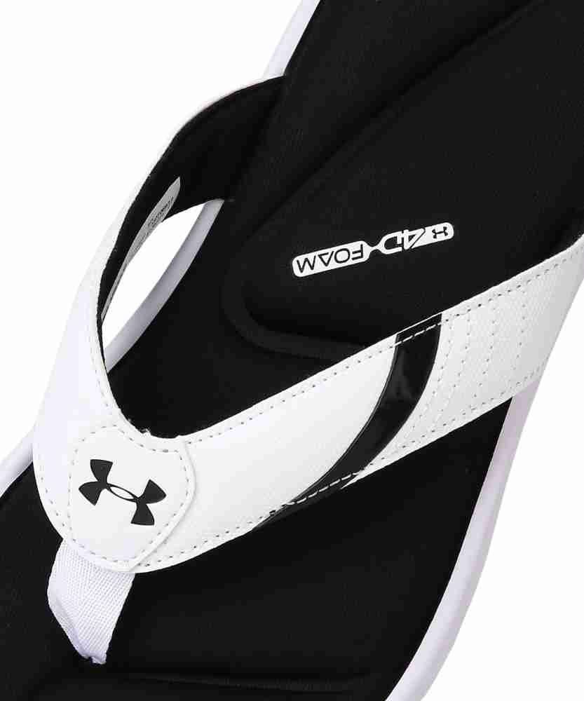 Under armour foam online flip flops