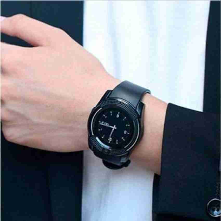 samipna X9 WIRELEESS HEADSET WITH 4G SMART V8 BLACK WATCH