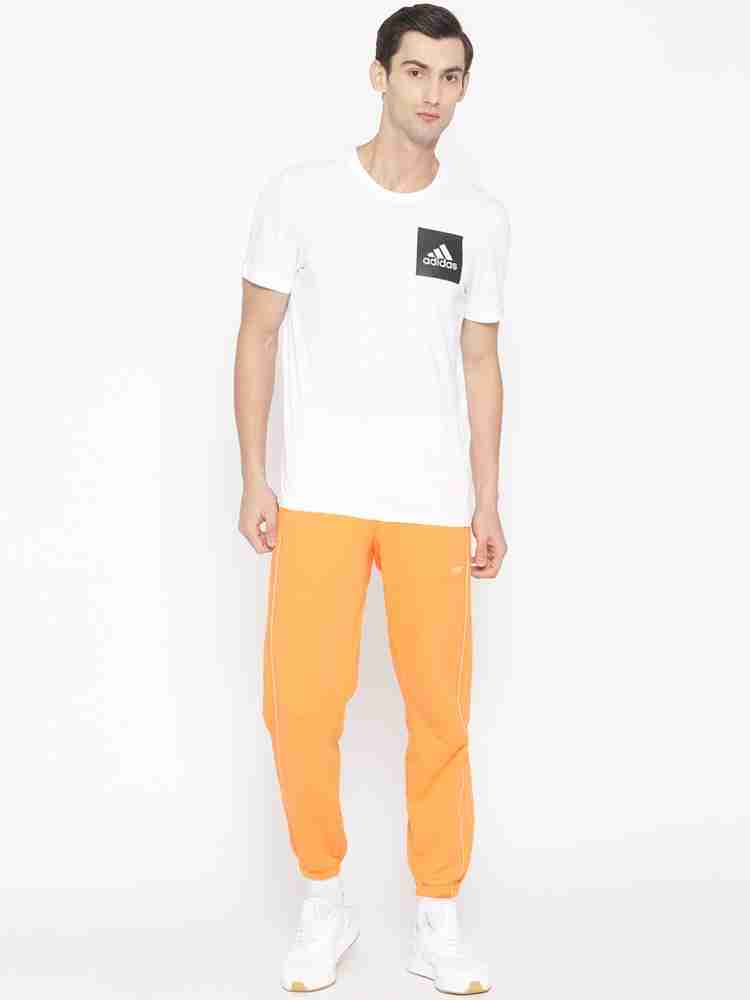 Adidas orange joggers cheap