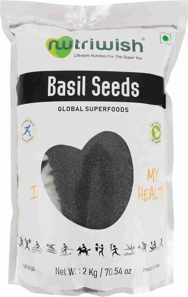 Nutriwish Basil seeds 2 Kg Basil Seeds Price in India Buy