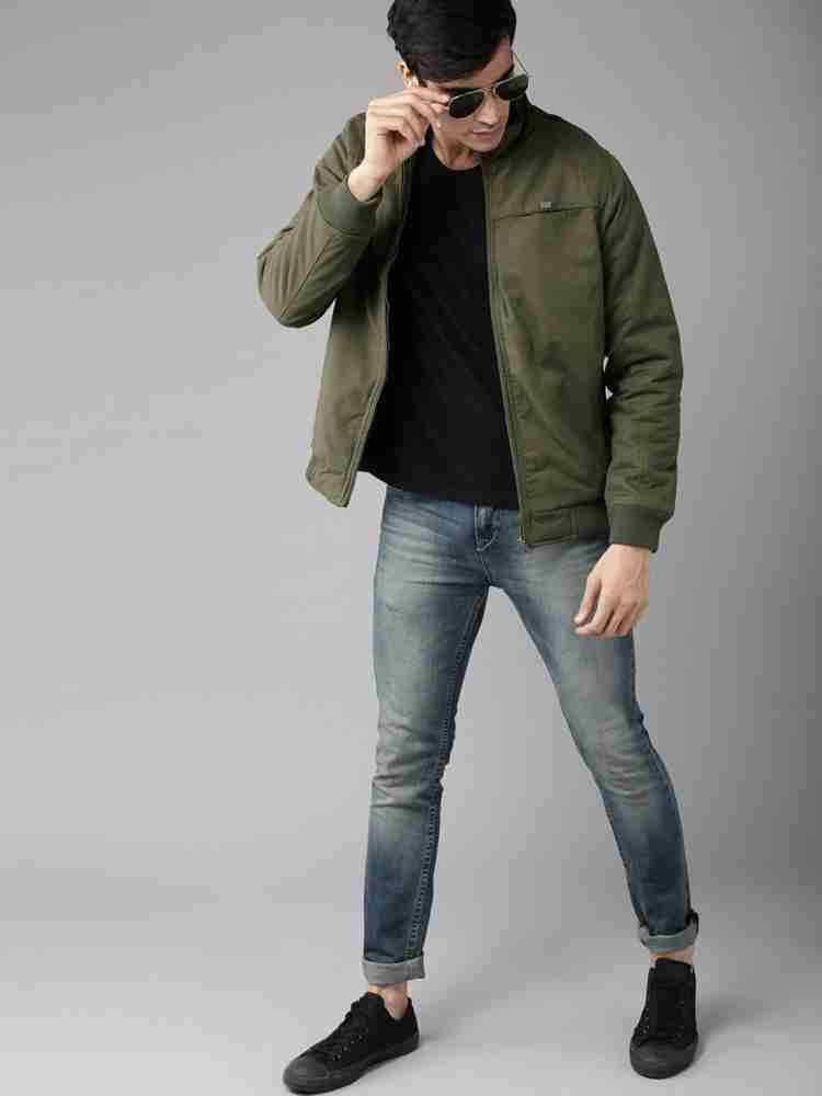 Roadster Full Sleeve Solid Men Jacket - Buy Roadster Full Sleeve