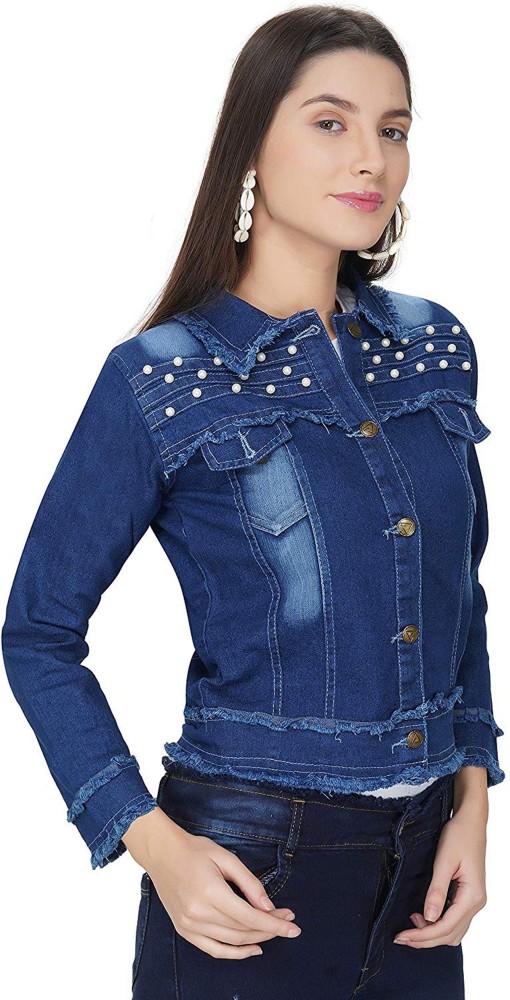 Denim jackets 2025 for womens flipkart