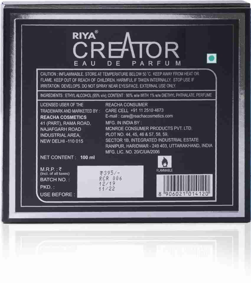 Riya creator sales perfume